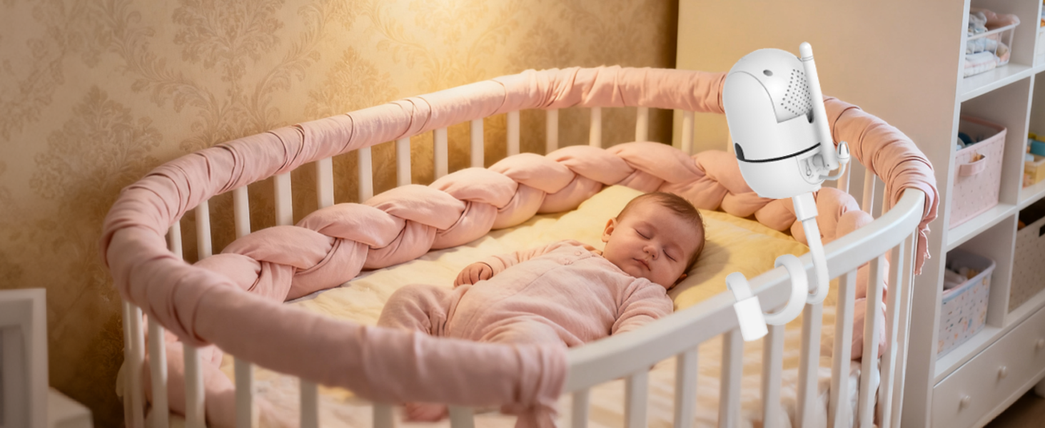 baby monitor mount in bed room