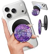 LISEVO Magnetic Phone Grip for MagSafe – Magnetic Cell Phone Stand Magnet Removable Kickstand Fin...