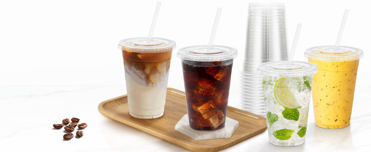 plastic cups with lids
