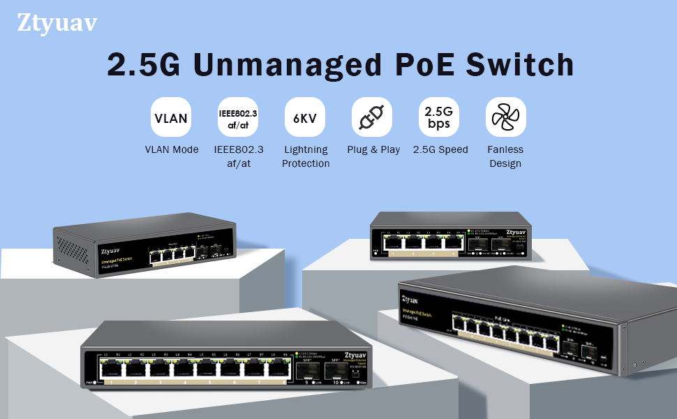 2.5 Gigabit PoE Switch