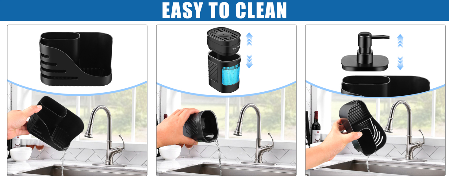 soap dispenser with sponge holder