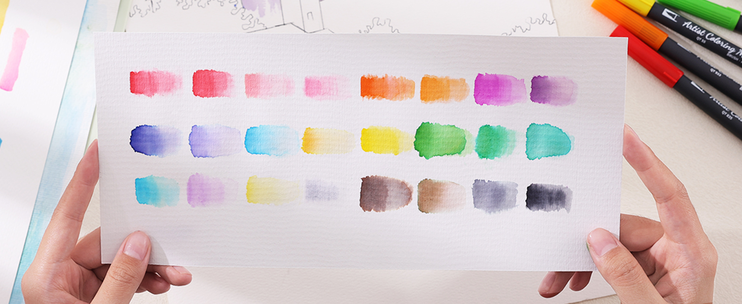 watercolor pens