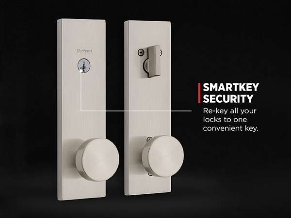 SmartKey Security: Re-key all your locks to one convenient key.