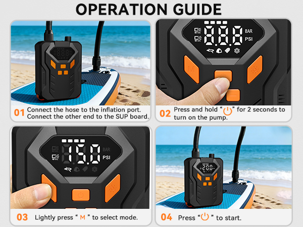 paddle board inflator
