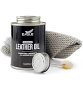 Leather Oil 8.45oz with Applicator & Premium Towel - All-Natural Neatsfoot Oil Conditioner for Bo...