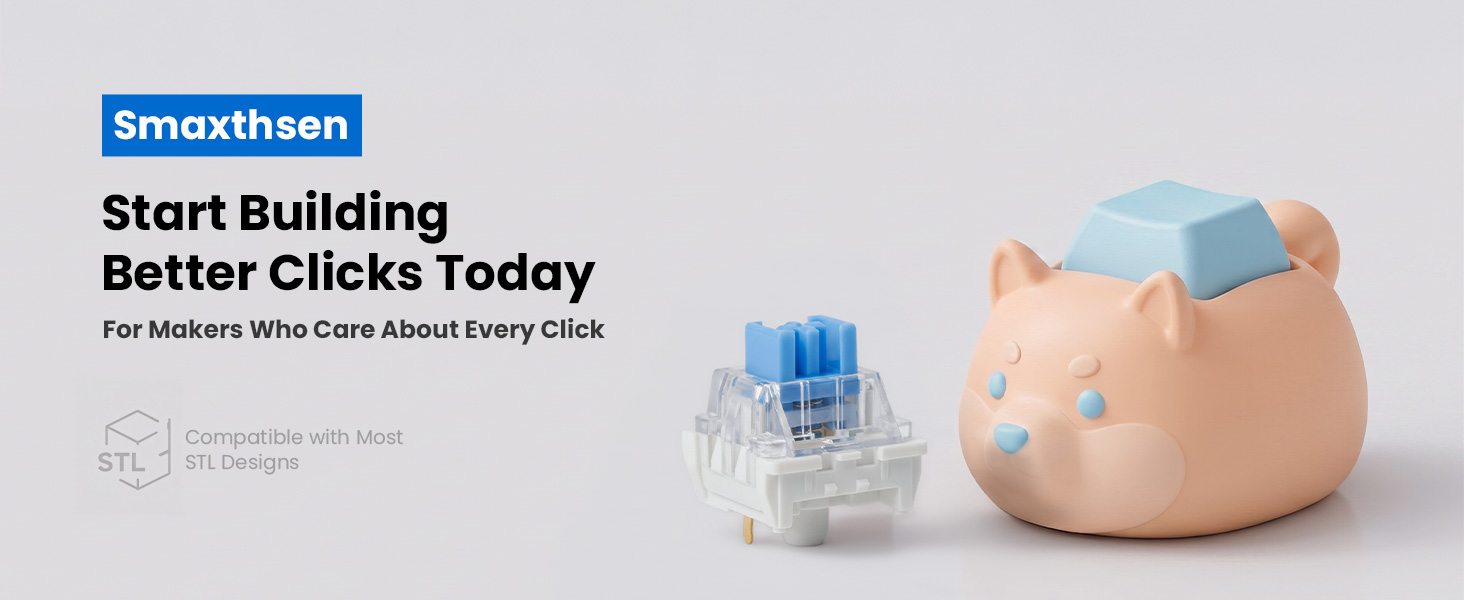 mechanical keyboard clickers button insert for 3d prints clicky switches fidget 3-d printed