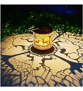 Deer Solar Lanterns Outdoor Waterproof Hanging Solar Lights Deer Gifts for Women Men Metal Decora...