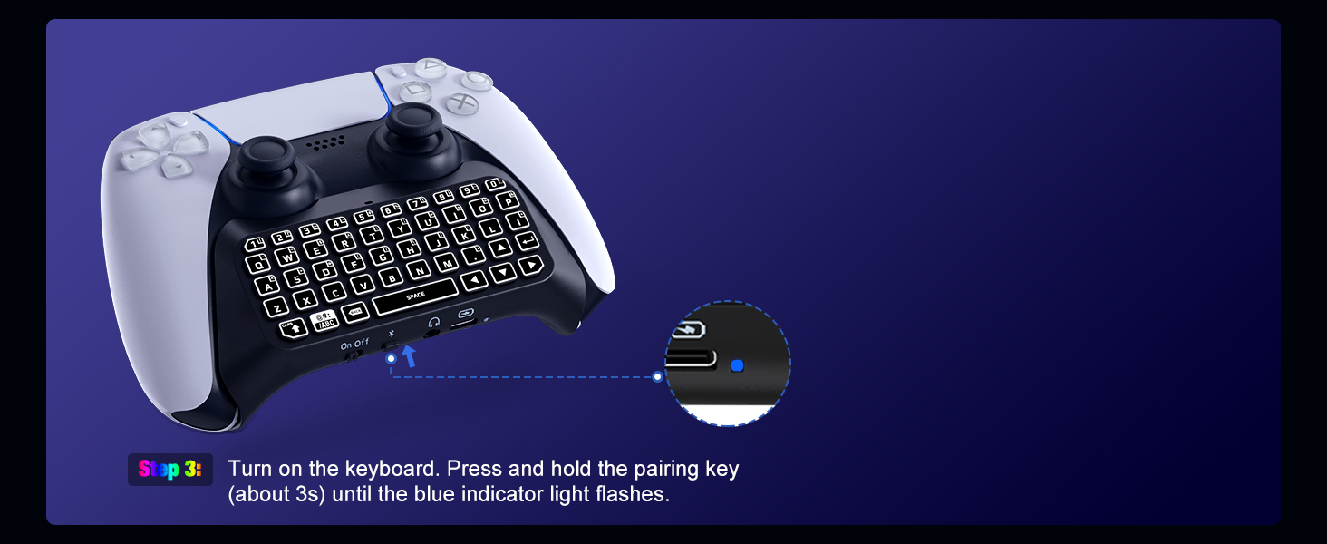 PS5 Wireless Keyboard