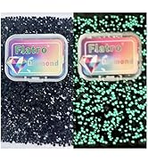 Luminous Diamond Art Beads for Diamond dot Accessories, Flat Base Square Diamonds Painting Drills...