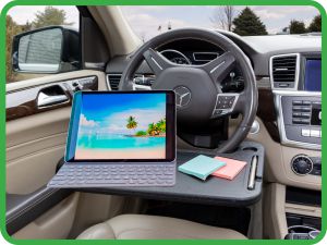 steering wheel tray, car trays for eating, car table, car seat tray, car desk, car laptop mount