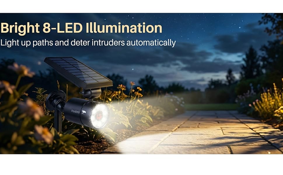 Outdoor Flood Security Lighting for Driveways, Gardens, Patio, Yard, Paths, Porches, and Decks.