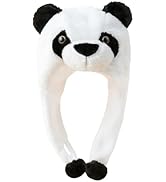 GADMEXILY Plush Animal Hat for Halloween Christmas,Cozy Funny Hats Novelty Party Cap for Girls - ...