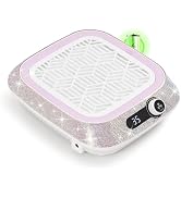 CHRISTINE SHELLY Rechargeable Nail Dust Collector, 450Pa Suction & 3500 RPM Cordless Dust Collect...