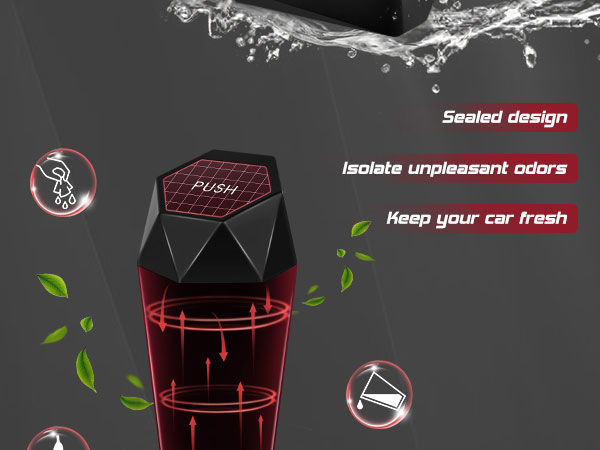 car trash bin