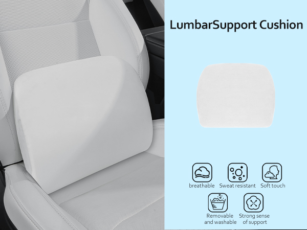tesla headrest pillow model y lumbar support pillow for office chair leather headrest neck pillow