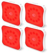 Bestendony Motion Sensor Red Night Lights Indoor Rechargeable Wireless Stair Lights Stick-On Nigh...