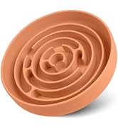 Coomazy Slow Feeder Dog Bowls, Silicone Dog Bowl with Suction Cups, Slow Feeder & Non-Slip Design...