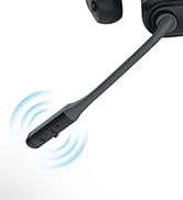 MONODEAL Open Ear Headphones with Mic, Lightweight Bluetooth 5.4 Headset with Microphone Noise Ca...