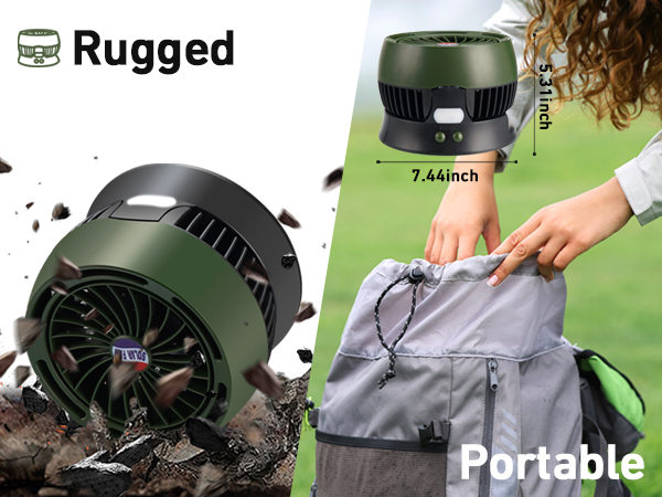 Protable Solar Camping Fan