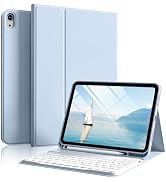 SZPSGC for iPad (A16) 11th/10th Generation Case with Keyboard, 11 Inch/10.9 Inch iPad (2025/2022)...