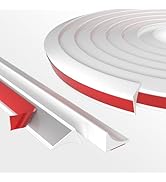 39 Inch Collapsible Shower Threshold Water Dam Barrier,Self Adhesive Silicone Shower Water Bathtu...