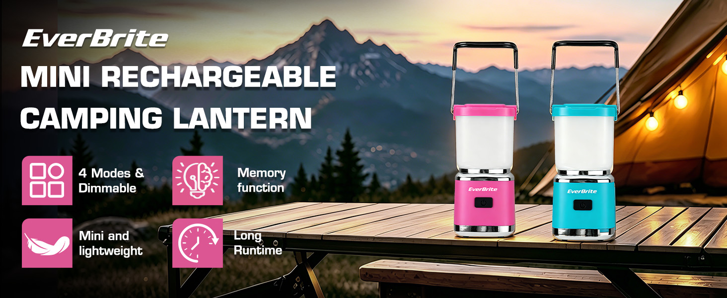 EverBrite Mini Rechargeable Camping Lantern