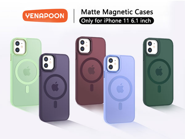 Matte Magnetic Phone Case for iPhone 11