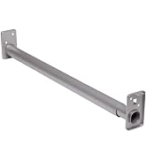 Knape & Vogt Closet Pro HD RP0022-18/30 Adjustable Closet Rod, 18-Inch to 30-Inch, Platinum