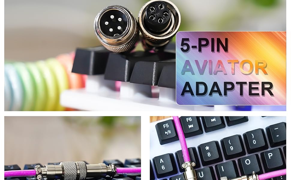 the 6 - pin aviator adapter is a great way to add a touch of class to your computer.