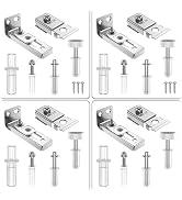 Bifold Door Hardware Repair Kit - 4 Pack Bi-fold Closet Barn Door Hardware Kit for 7/8" to 1" Tra...