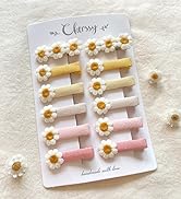 daisy baby hair clips