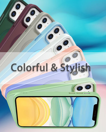 YENAPOON Matte Magnetic Phone Case for iPhone 12/12 Pro