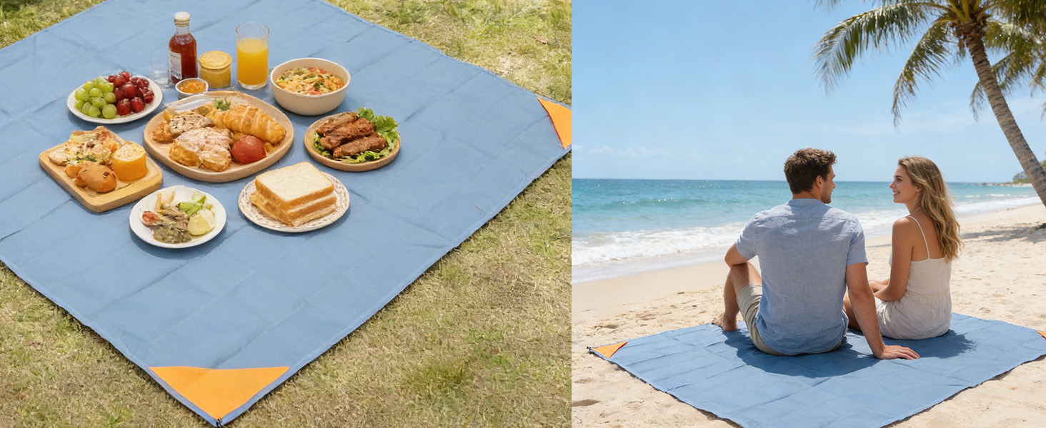 small picnic beach blanket