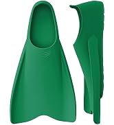 WSTOO Streamlined Swimming Fins,Training Short Flippers,Silicone Swimming Flippers for Kids Adult...