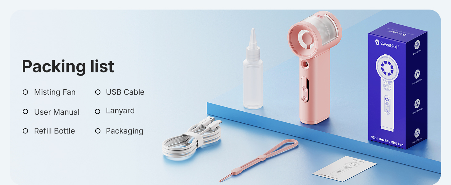 mist fan portable