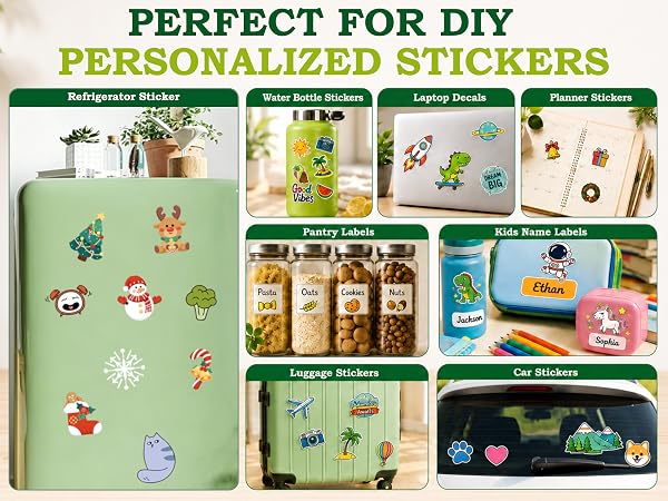 glossy sticker paper