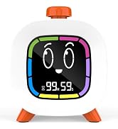 Digital Visual Timer for Kids ADHD, 99-Minute Countdown, Rechargeable | 4 Cute Emotion Faces, Col...