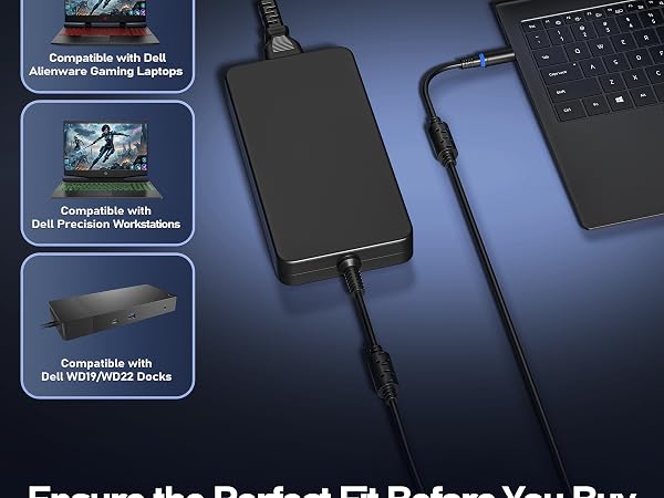 DELL G15 GAMING LAPTOP CHARGER