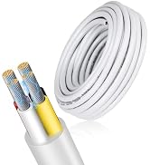 16 Gauge 4 Conductor Electrical Wire, 16.4FT Low Voltage 16/4 Tinned Copper Stranded 4 Wire Cable...