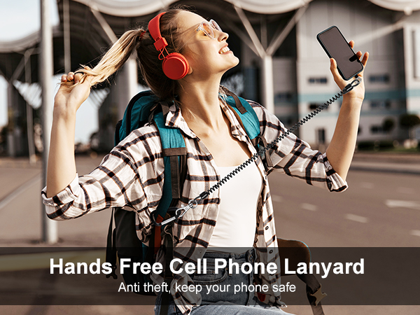 Spring phone leash