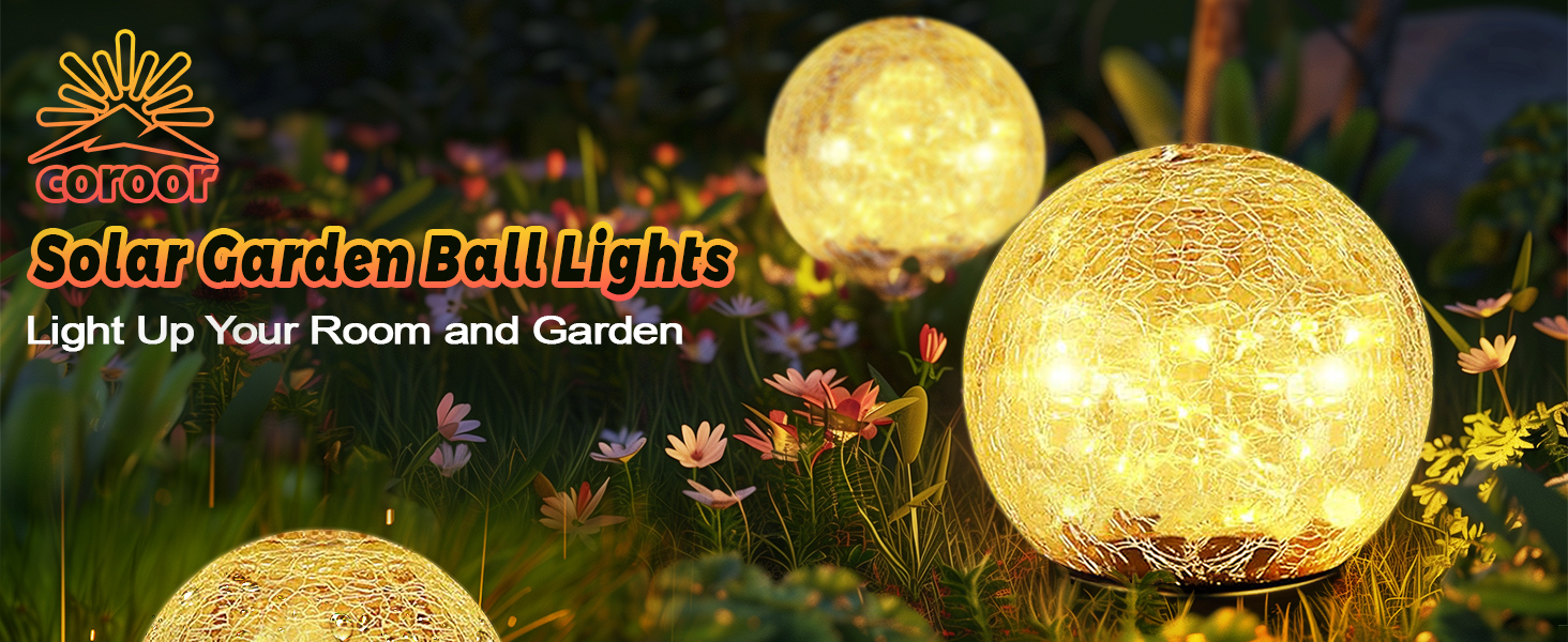 Garden Solar Ball Lights Outdoor Waterproof