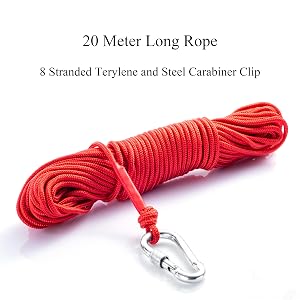 20M long rope for Neosmuk Fishing magnet