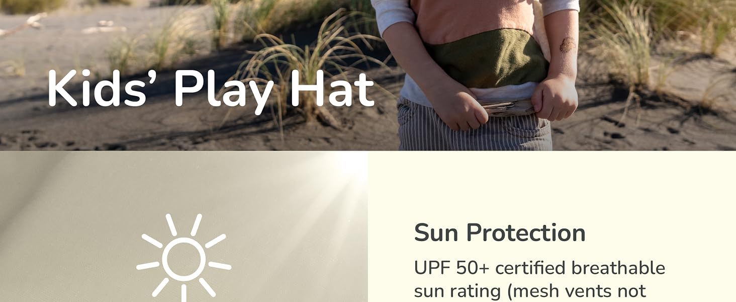 sunday afternoons kids play sun hat with UPF 50+ protection and neck cape for boys and girls