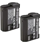 BM Premium 2 Pack of EN-EL15C High Capacity Batteries for Nikon Z5, Z6, Z6 II, Z7, Z7II, D780, D8...