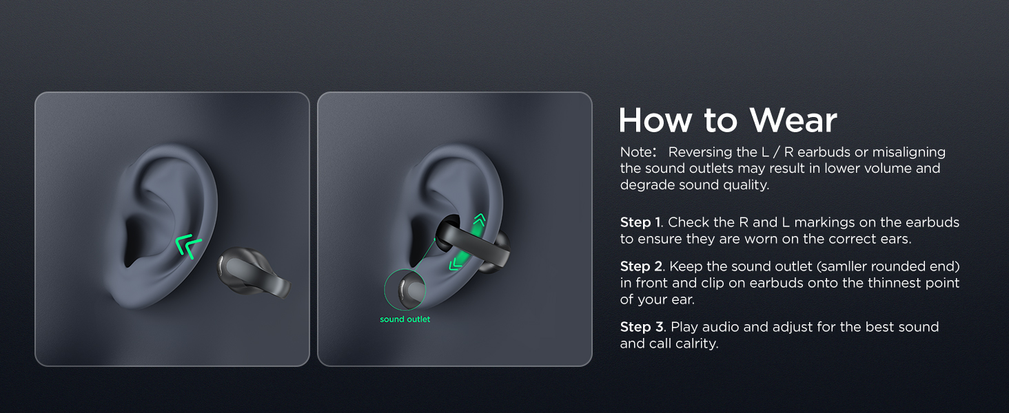 ear clip bluetooth headphones