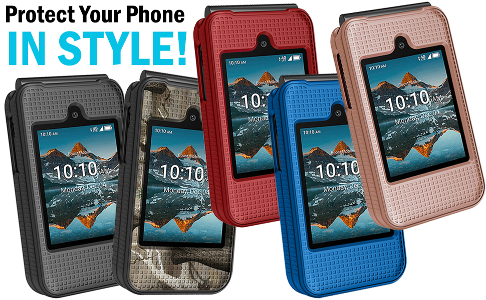 case for consumer cellular easy flip phone black blue red rose gold pink camo camouflage summit 4g