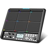 PD708 Sample Pad Electronic Sampling Drum Pad for Drummers Live Performance, 1000 Built-in Sounds...