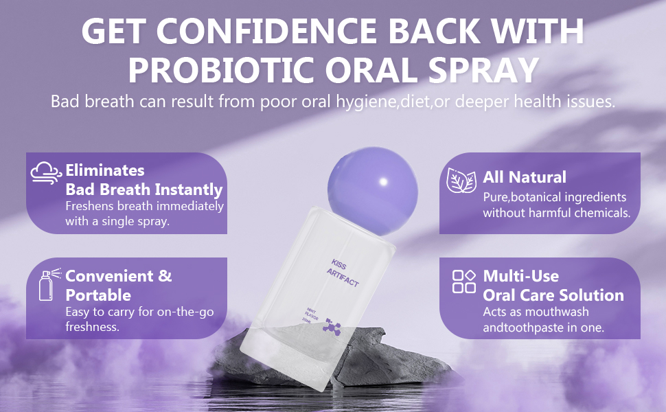 Convenient Travel-Sized Breath Spray