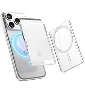 elago Clear Magnetic Wallet for iPhone | Compatible with MagSafe, Secure Phone Card Holder, Durab...