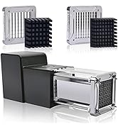 Electric French Fry Cutter, Sopito Stainless Steel Potato Cutter with 1/2-Inch Blade & 3/8-Inch B...